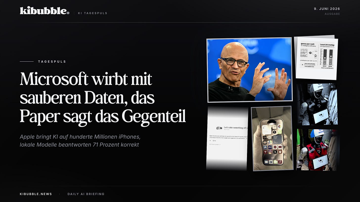 Microsoft wirbt mit sauberen KI-Daten, das eigene Paper sagt das Gegenteil Microsoft wirbt mit sauberen KI-Daten, das eigene Paper sagt das Gegenteil