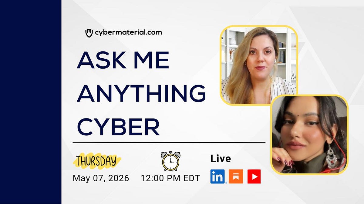 Ask Me Anything About Cybersecurity – CyberMaterial