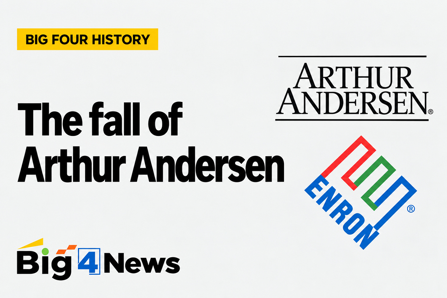 How the Enron scandal, audit failures and document destruction brought down Arthur Andersen and helped turn the Big Five accounting firms into the Big Four. How the Enron scandal, audit failures and document destruction brought down Arthur Andersen and helped turn the Big Five accounting firms into the Big Four.