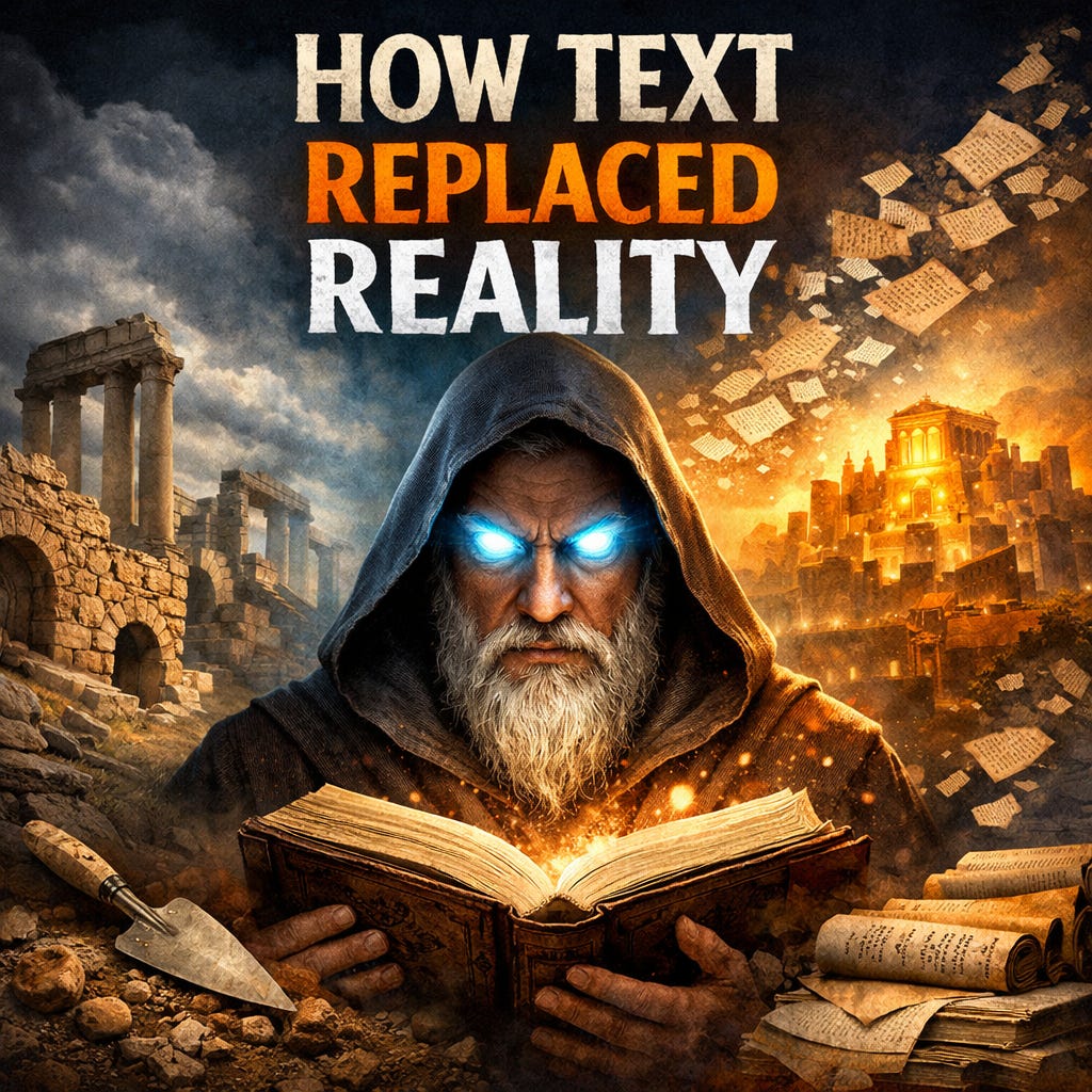 How Text Replaced Reality Canon Formation and the Erasure of Lived History