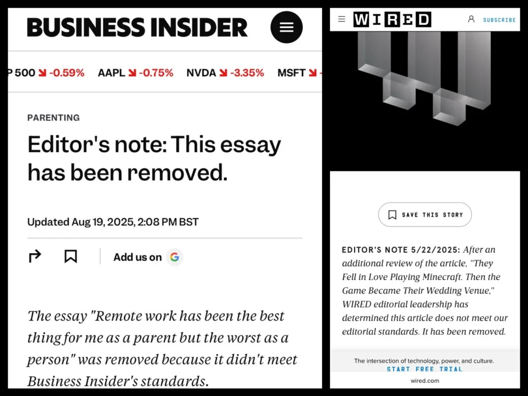 Wired and Business Insider remove 'AI-written' freelance articles - Press  Gazette