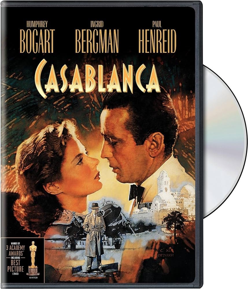 Amazon.com: Casablanca : Humphrey Bogart, Ingrid Bergman, Paul Henreid,  Claude Rains, Monte Blue, Leon Belasco, Curt Bois, Gino Corrado, Marcel  Dalio, Helmut Dantine, George Dee, William Edmunds, Martin Garralaga,  Gregory Gaye, Sydney