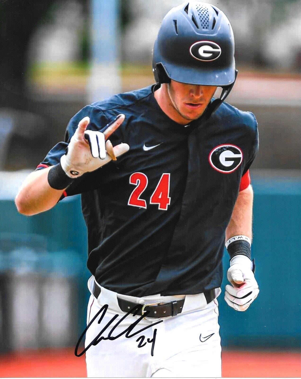 CHARLIE CONDON HAND SIGNED GEORGIA BULLDOGS 8X10 PHOTO W/COA UGA - Picture 1 of 1