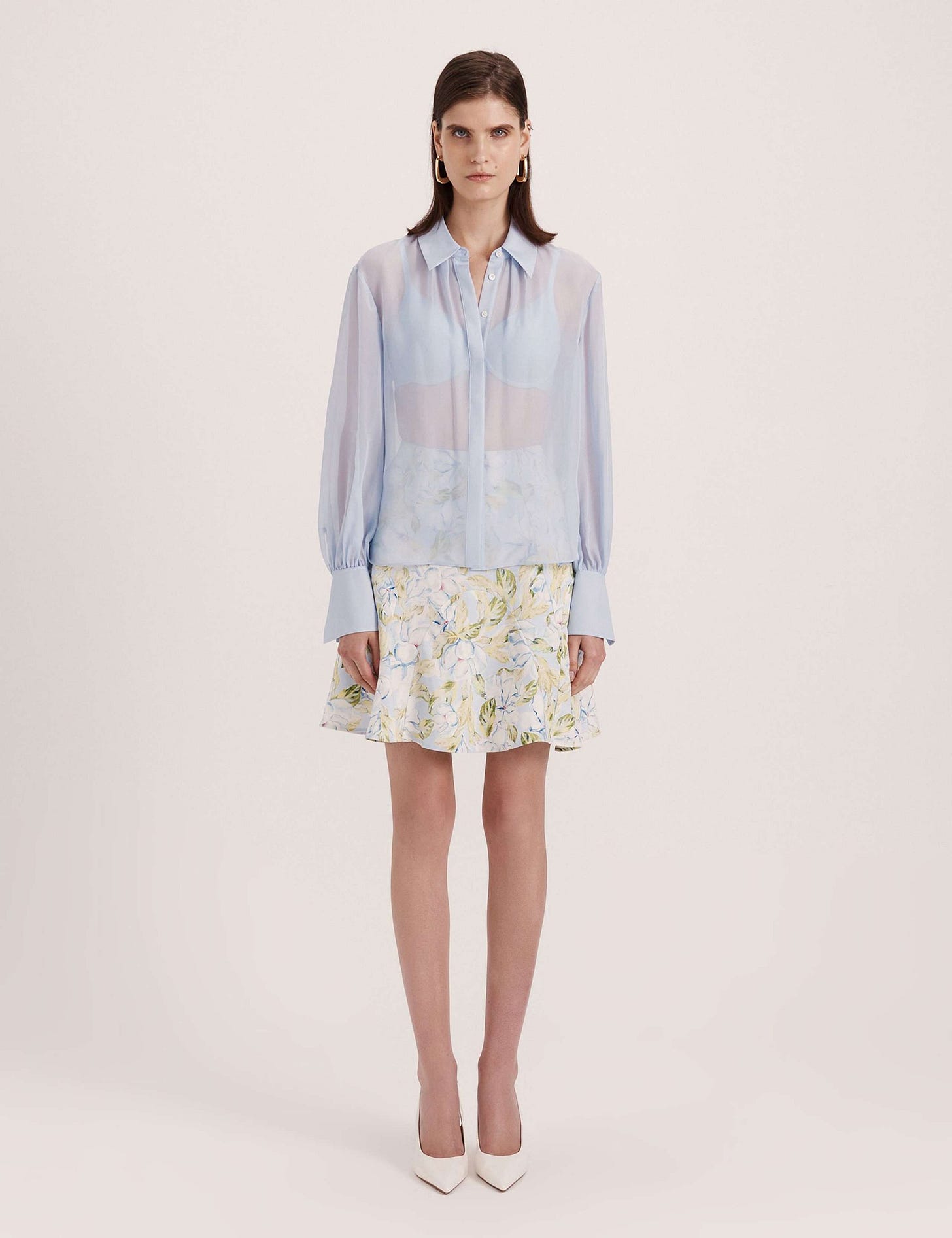 Pure Silk Collared Shirt 1 of 6