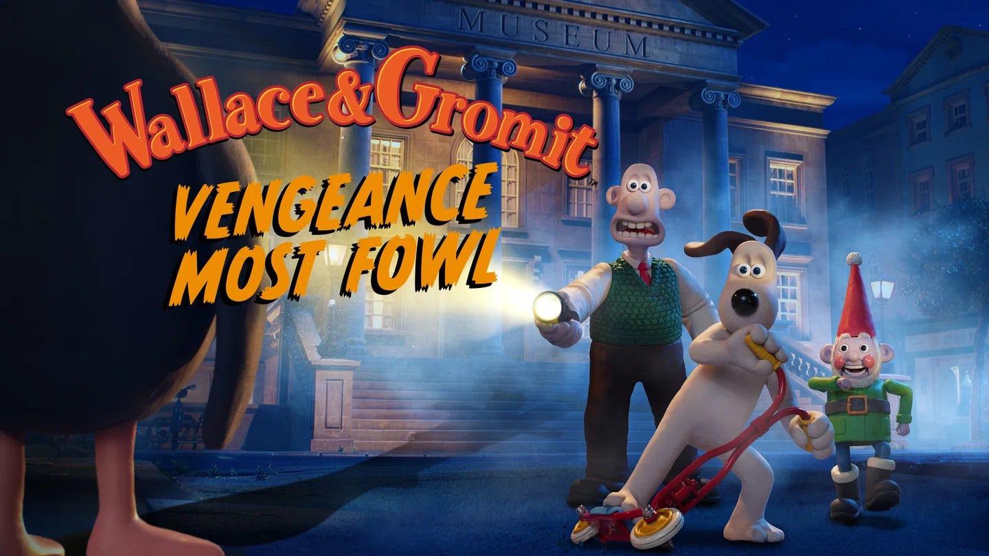 News that Wallace and Gromit Vengeance Most Fowl will be shown on BBC One and iplayer this Easter Monday