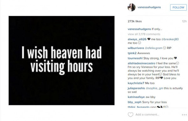 vanessa hudgens father death 2016 gossip