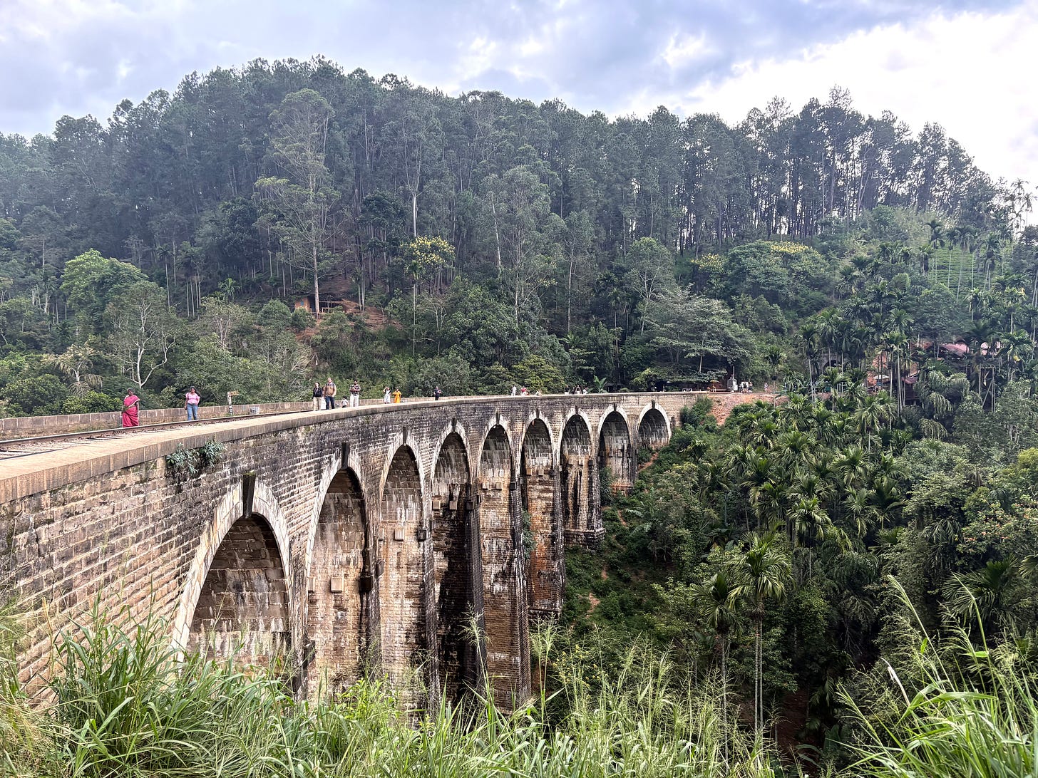 Nine Arches Bridge, near to Ella in Sri Lanka.