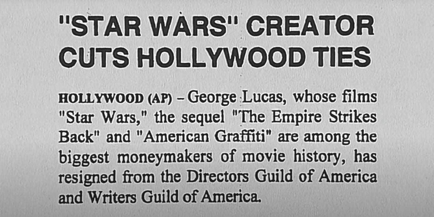 Star Wars' Iconic Opening Crawl Gave George Lucas Huge Headaches Star Wars' Iconic Opening Crawl Gave George Lucas Huge Headaches