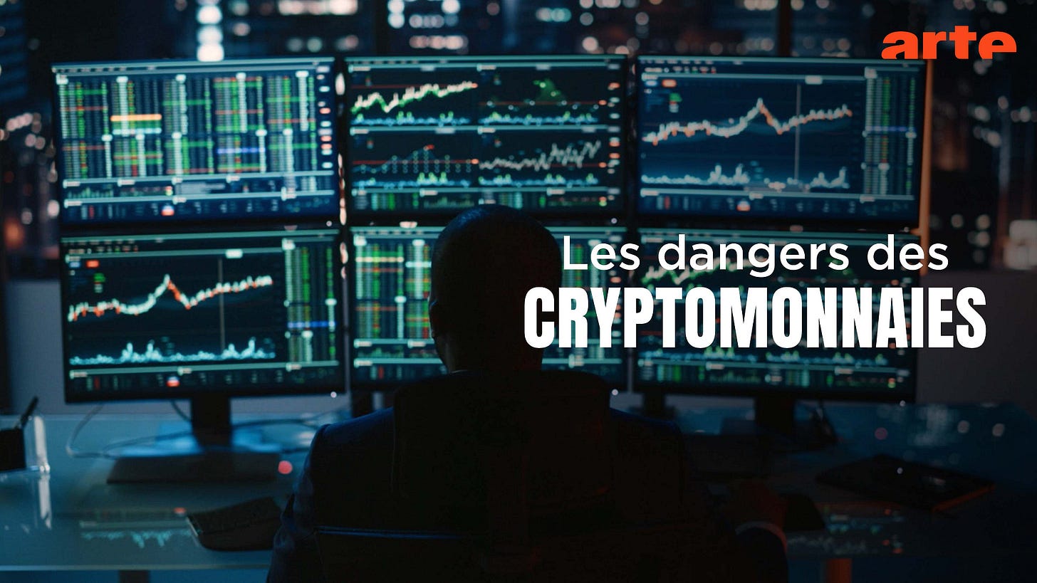Crypto-monnaies - Quels sont les dangers du nouvel argent virtuel ? -  Regarder le documentaire complet | ARTE