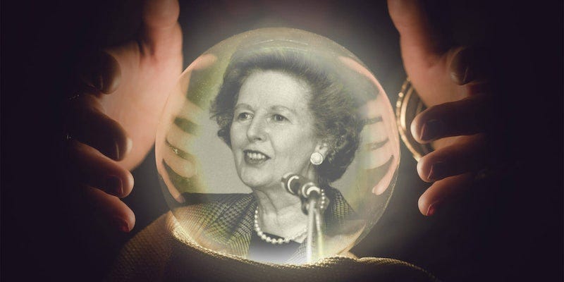 margaret thatcher seance