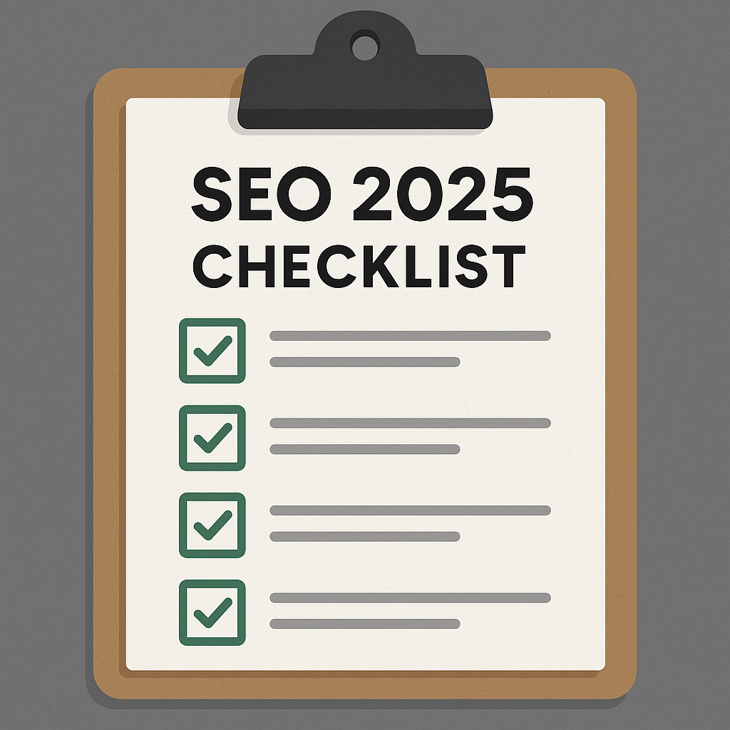 “SEO checklist for beginners in 2025”