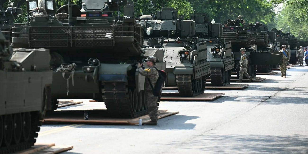 Political assassinations. Tanks in the streets. Fealty and fear. A Saturday morning in… wait… America!?