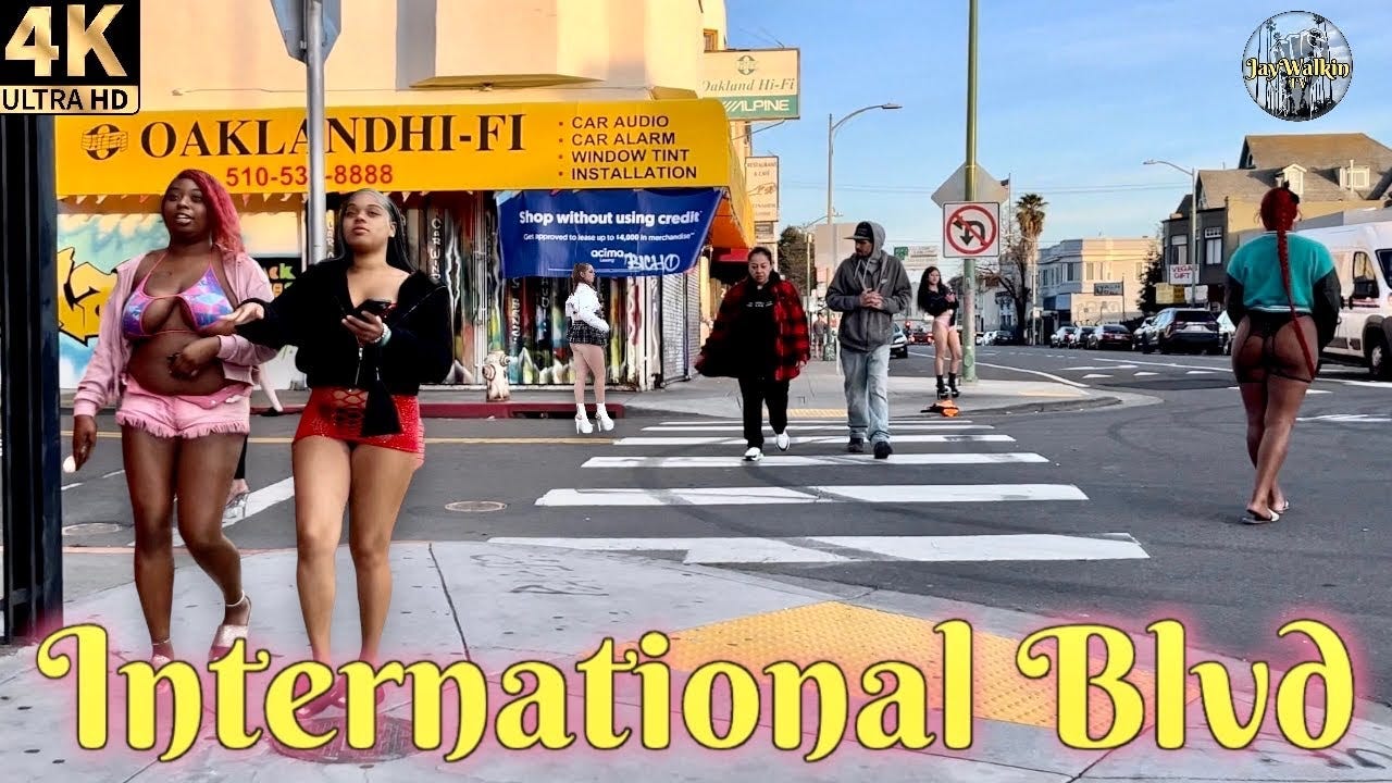 🌞 Streets of the Bay💃🏾 | Oakland, California. USA [4K] 🇺🇸
