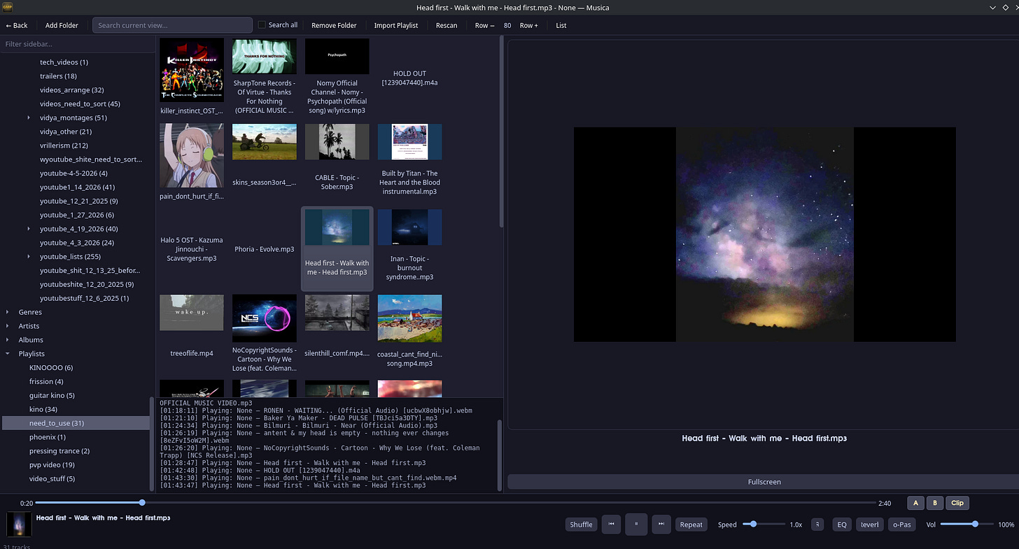 Creating Me Own Media Player