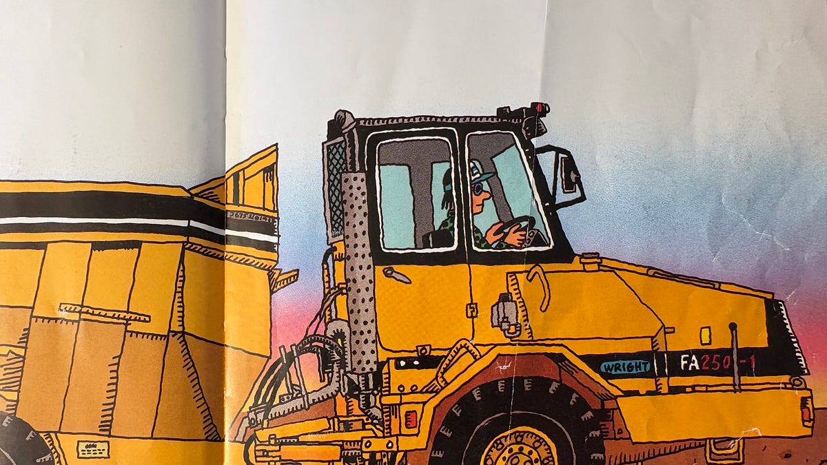 How to draw construction equipment for kids