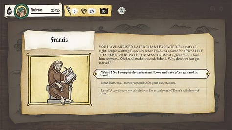 Screenshots of Inkulinati