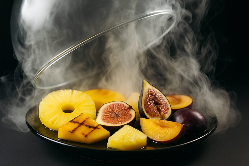 Afumarea ca act de creație vizuală și gustativă, în care fumul dezvăluie sufletul ingredientelor