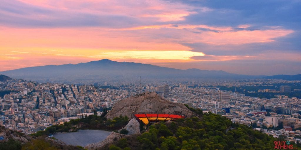 Mt Lycabettus Hill Athens
