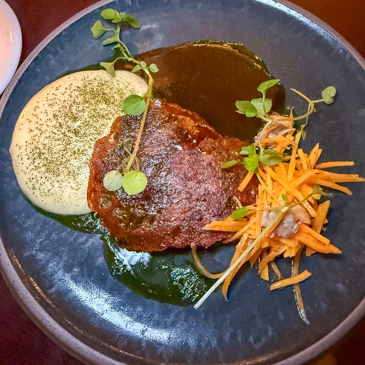 starters at Le Pantruche bistro in Paris near Montmartre