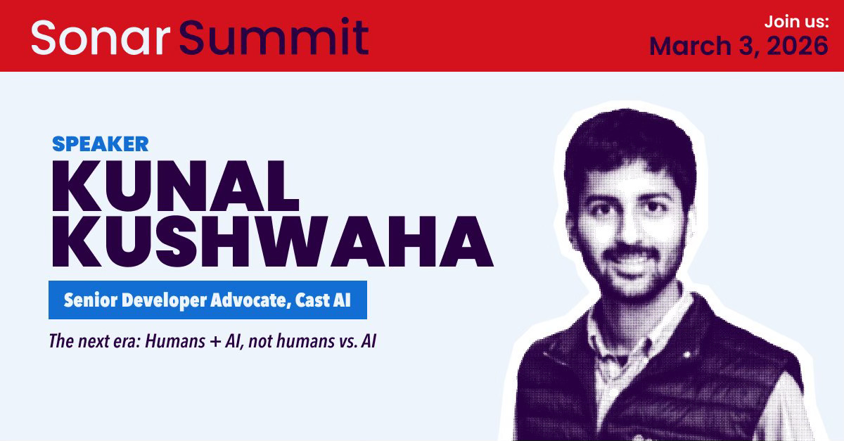 Check out my talk at the Sonar Summit