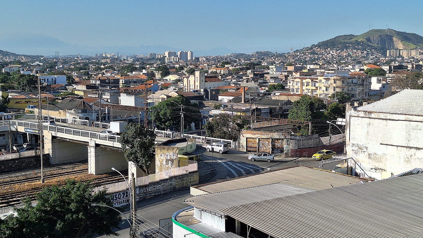 Bento Ribeiro in 2026 as seen from Divisória Street, facing northeast