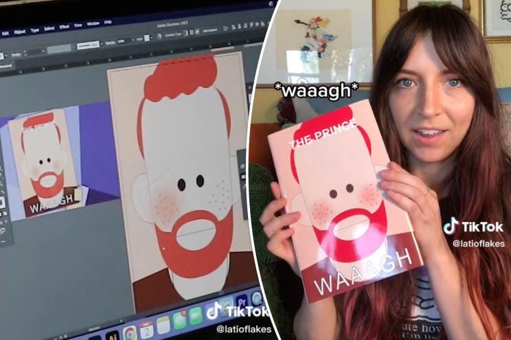 TikToker creates Prince Harry's book cover from 'South Park'
