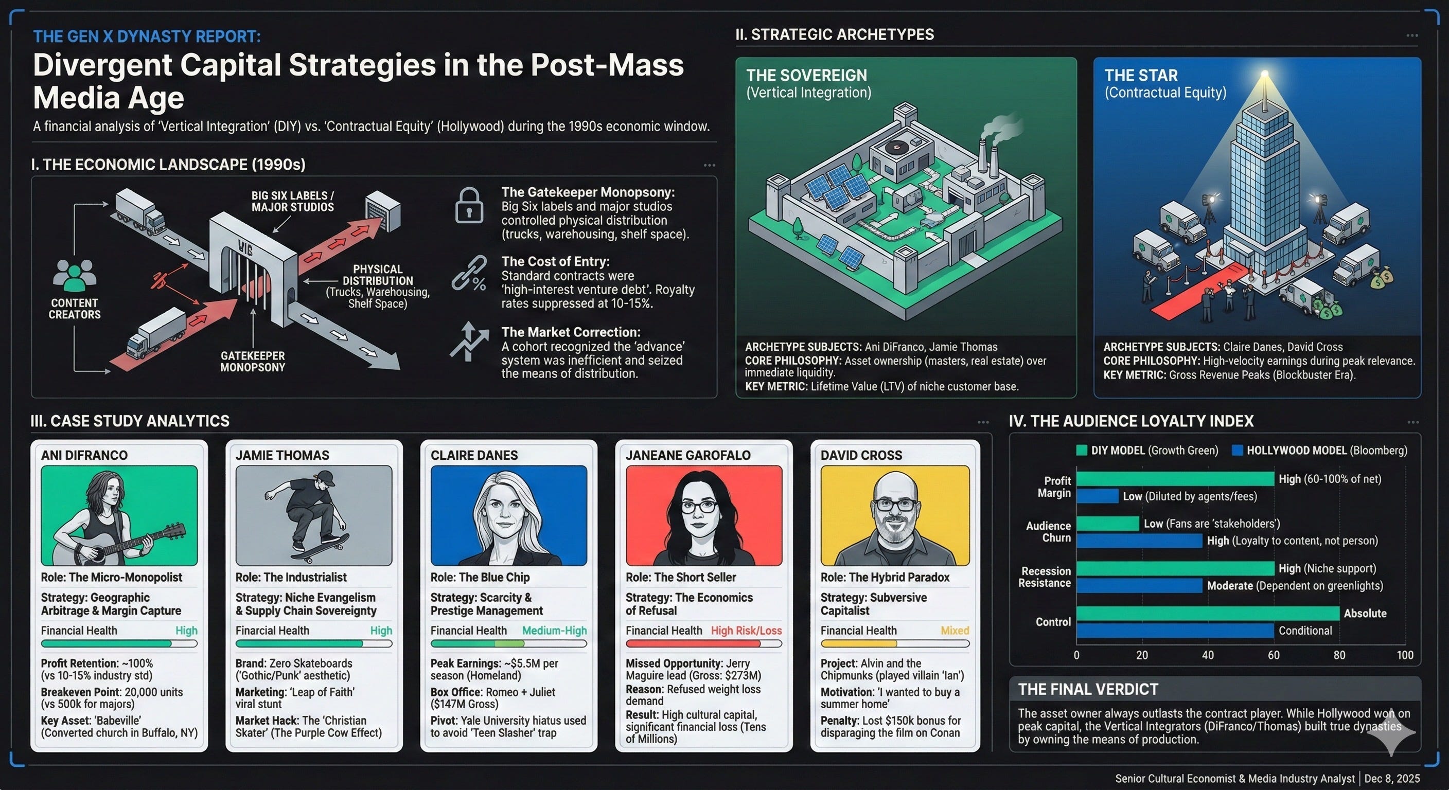 The Gen X Dynasty Report: Divergent Capital Strategies and Brand Equity in the Post-Mass Media Age