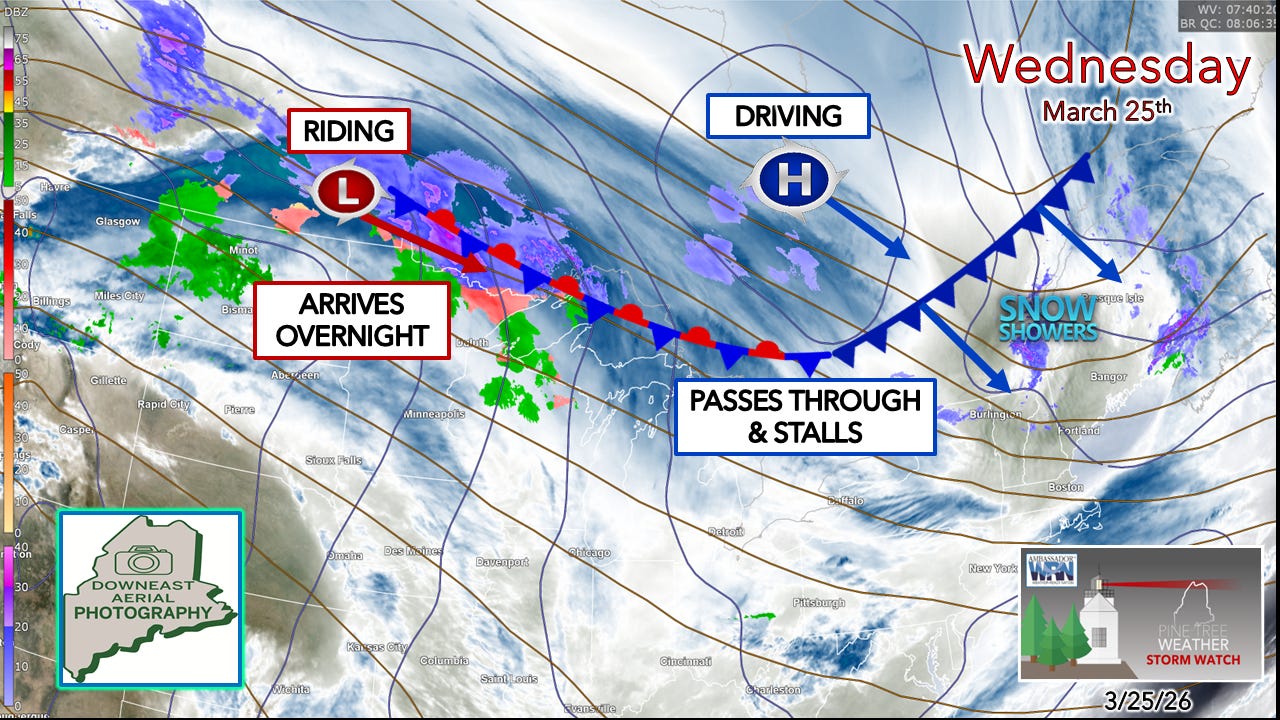 Snow and rain on Thursday - Pine Tree Weather