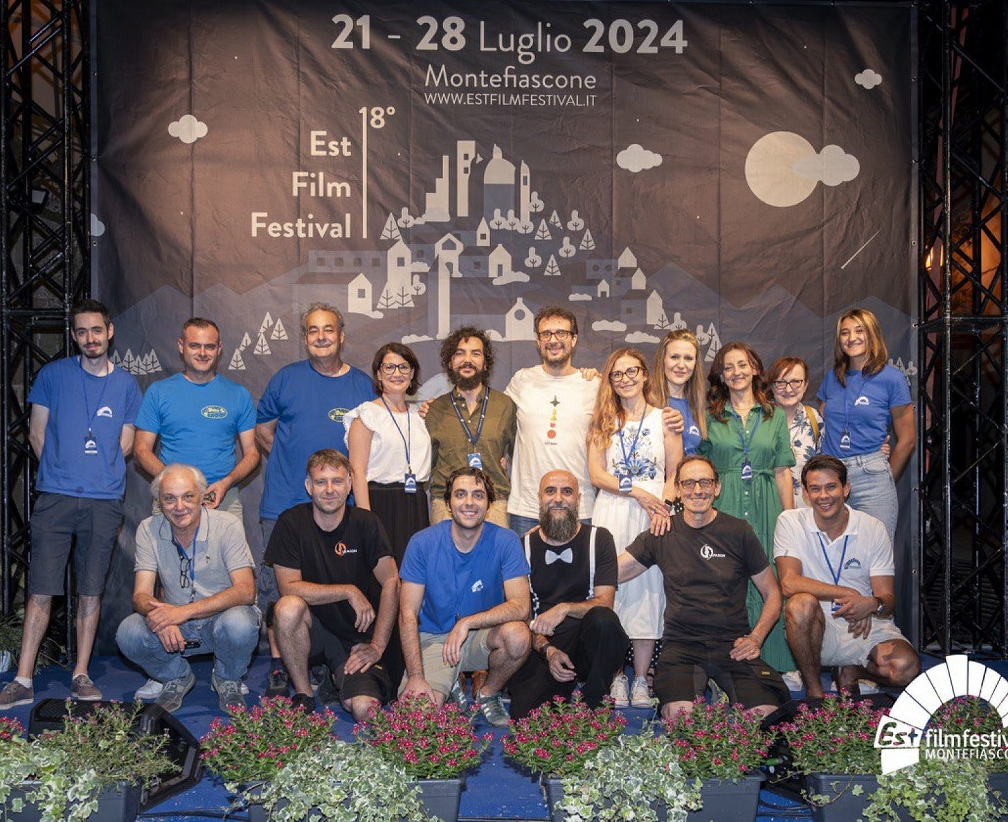 Lo staff di Est Film Festival Lago di Bolsena 2024