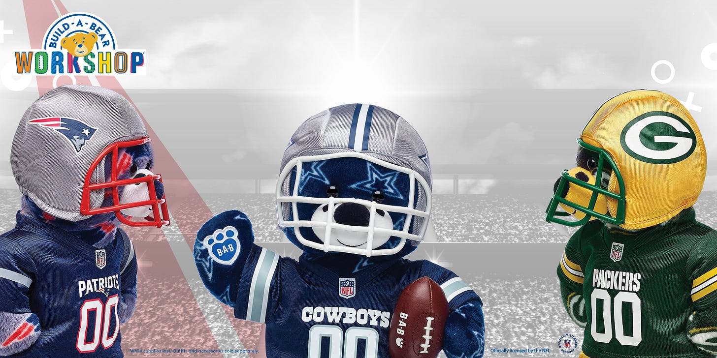 Amazon.com: Build-A-Bear Workshop: NFL Gifts