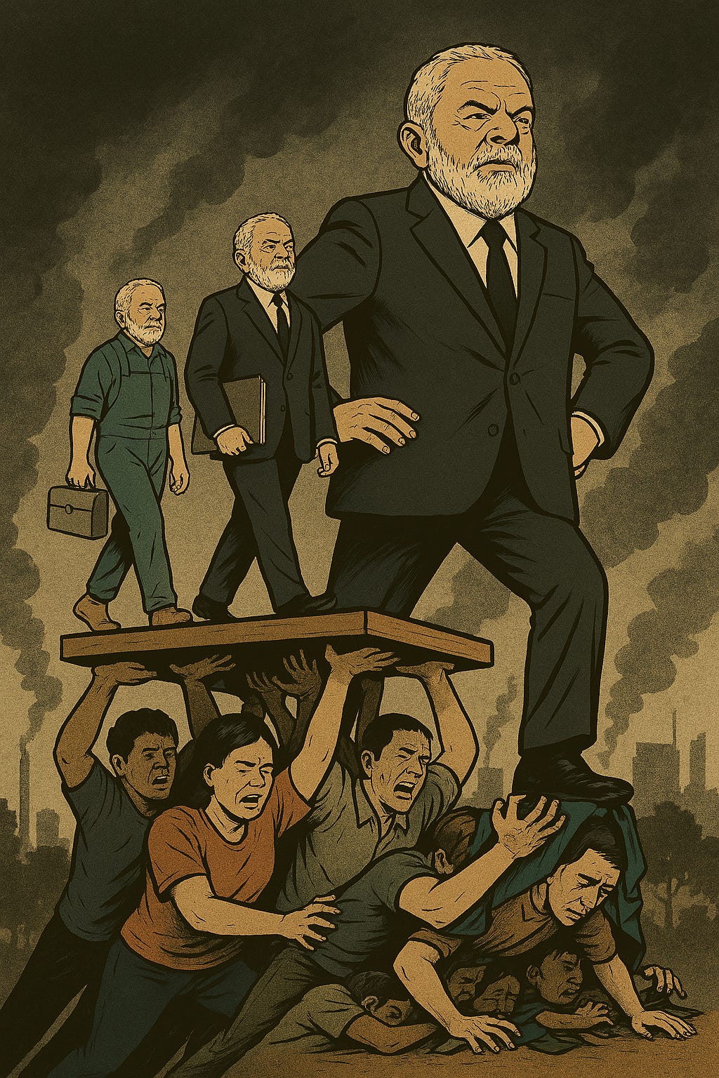 Foto em preto e branco de pessoas com uniforme militar    O conteúdo gerado por IA pode estar incorreto.