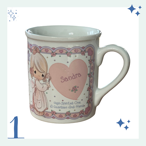 Photo gallery depicting six coffee mugs. 