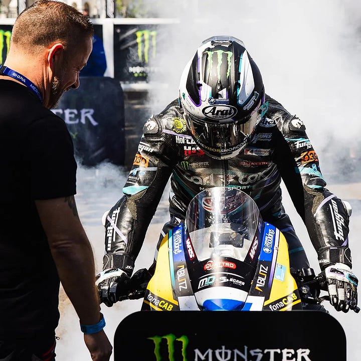 Michael Dunlop had a day on Friday. 📷 iomttraces.com