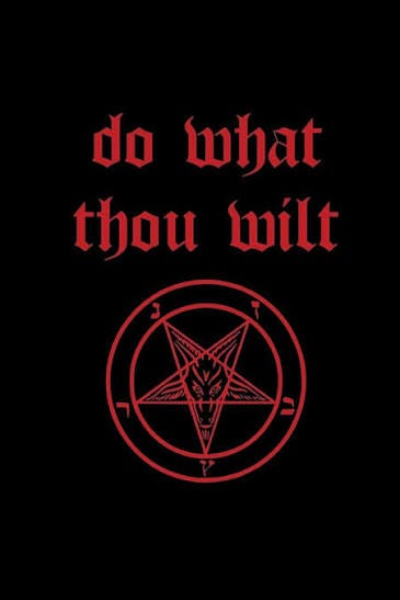 Amazon.com: Do What Thou Wilt: Satanic Pentagram - Black and Red | College Ruled Lined Pages (Journal, Notebook, Diary, Composition Book): 9781720752547: Black Magick Journals: Books Amazon.com: Do What Thou Wilt: Satanic Pentagram - Black and Red | College Ruled Lined Pages (Journal, Notebook, Diary, Composition Book): 9781720752547: Black Magick Journals: Books