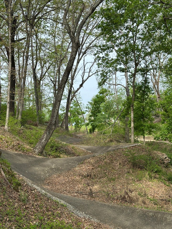 Some of the biking trails in Bentonville