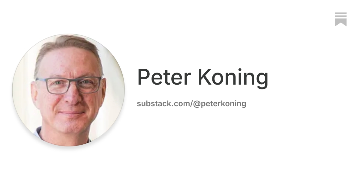 Peter Koning | Substack