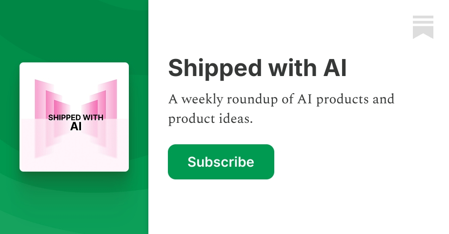 Shipped with AI | Ted Benson | Substack