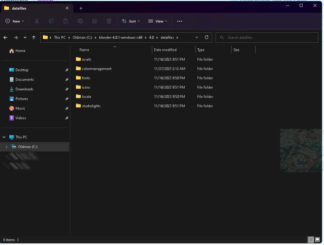 The ocio.config file is inside the colormanagement folder.