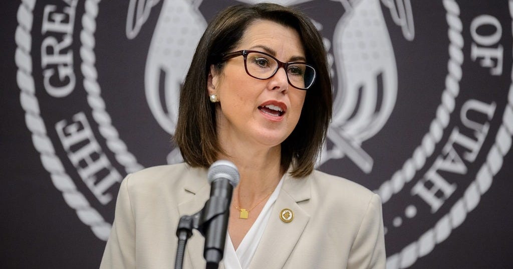 Shortly after the 2020 election, then-Lt. Gov. elect Deidre Henderson and  her family were assigned an around-the-clock security detail from the Utah  Highway Patrol and it remains to this day.