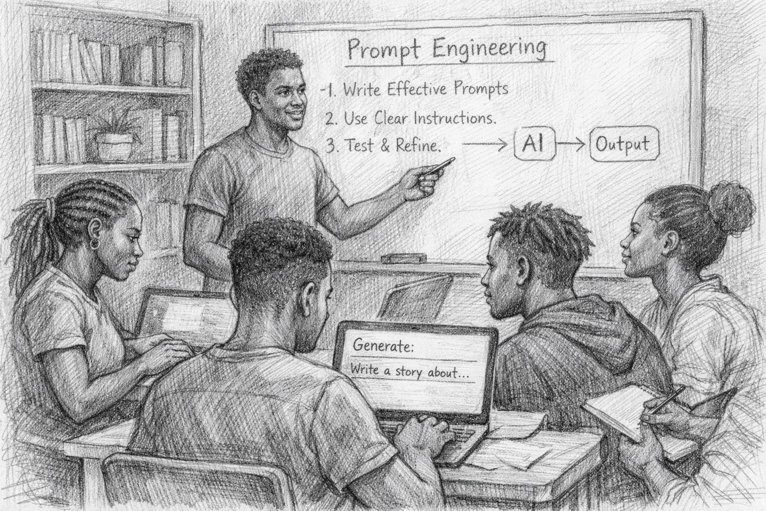 Beyond Prompt Engineering: How to Prepare African Youths to Work With AI