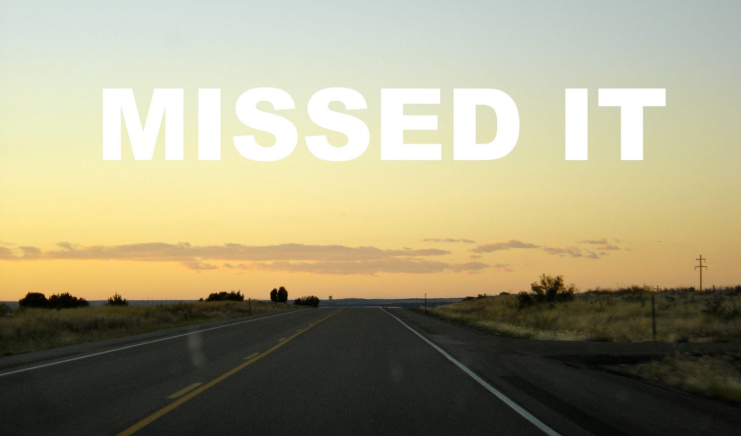 Missed Sunset