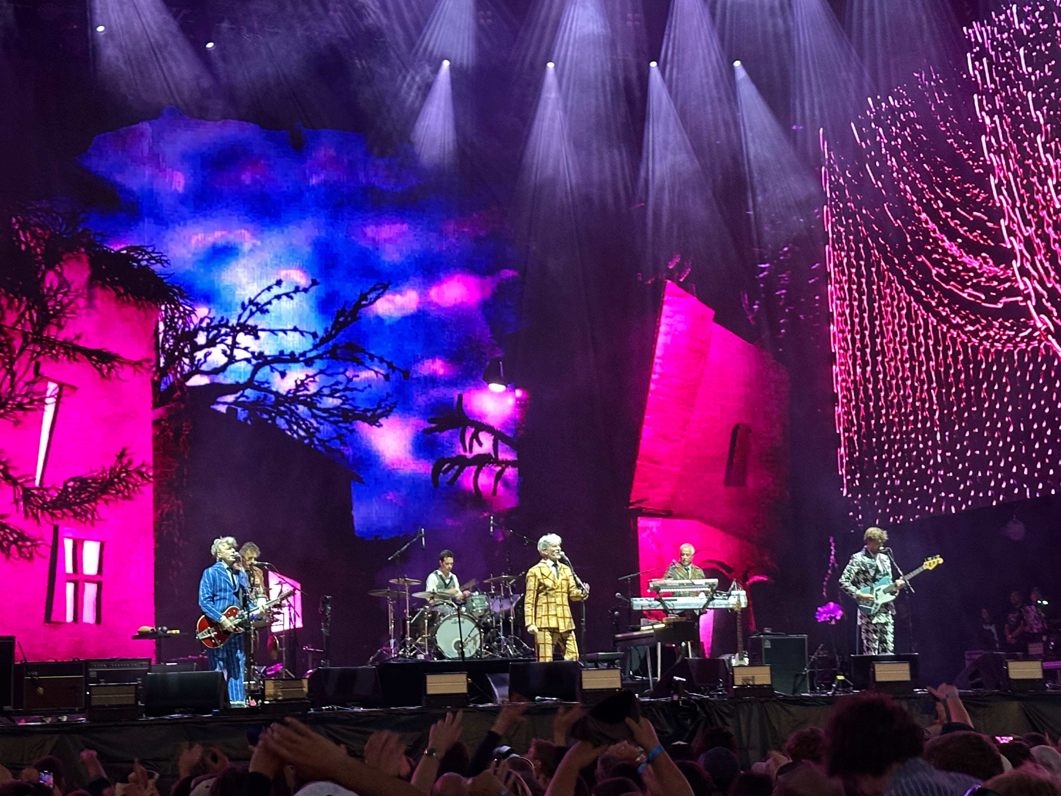 The suits fit Split Enz just fine.