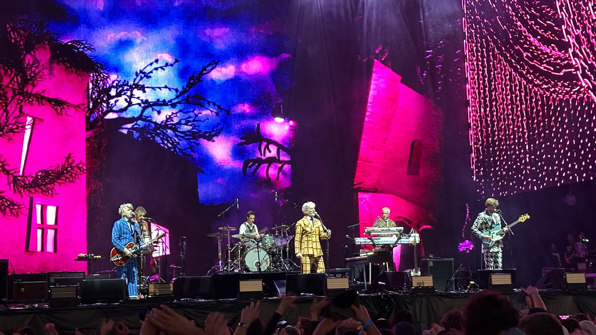 The suits fit Split Enz just fine.