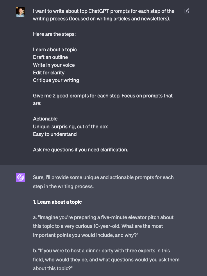 My 5 Favorite AI Prompts for Writing - by Peter Yang