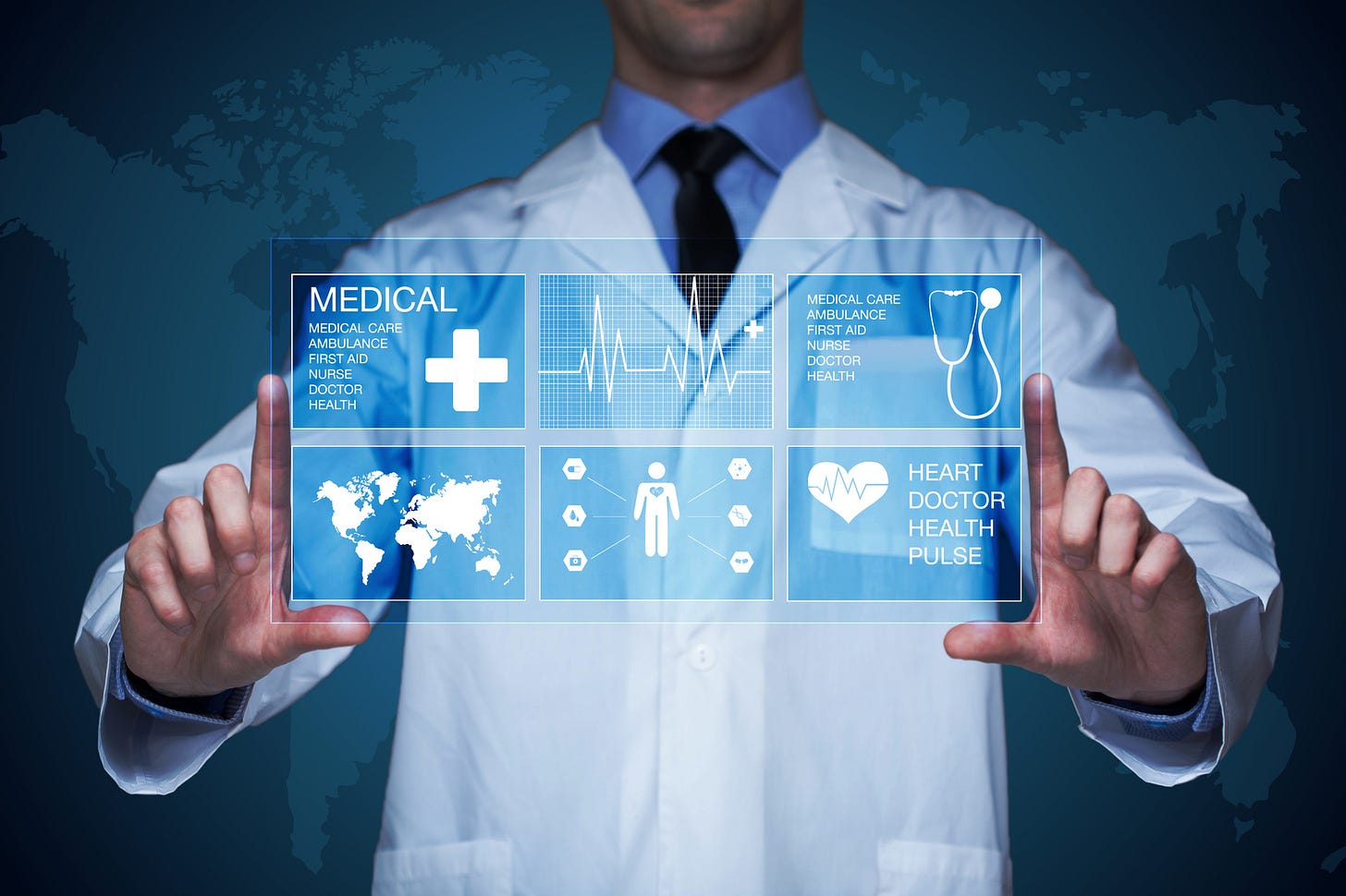Doctor working on a virtual screen. medical technology concept. pulse -  Legacy MedSearch | Medical Device Recruiters