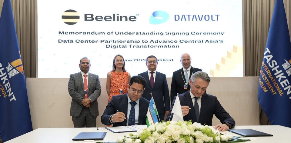 Beeline Uzbekistan and DataVolt form data center partnership to support Central Asia's digital transformation Beeline Uzbekistan and DataVolt form data center partnership to support Central Asia's digital transformation