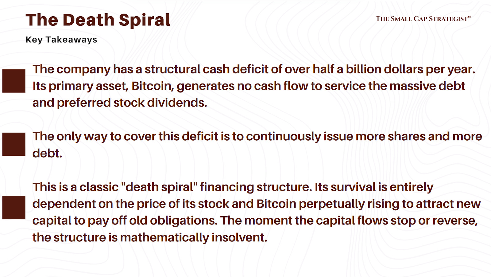 Bitcoin is Built to Fail. - by Strategist and Architect