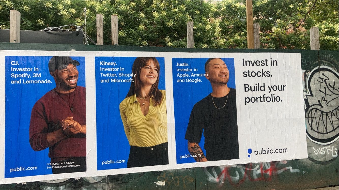 CJ Johnson on NYC billboards for Public app — CJ JOHNSON