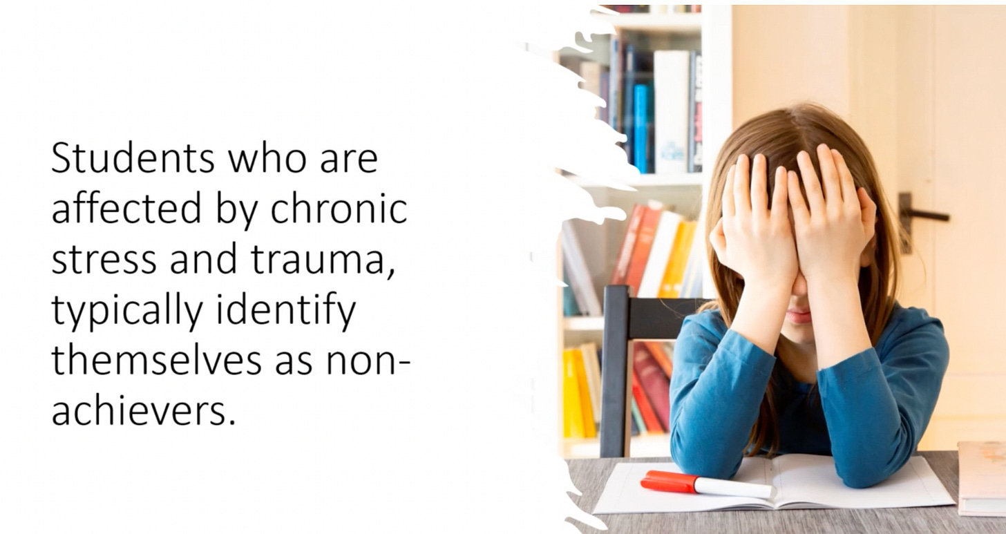 screenshot from trauma course