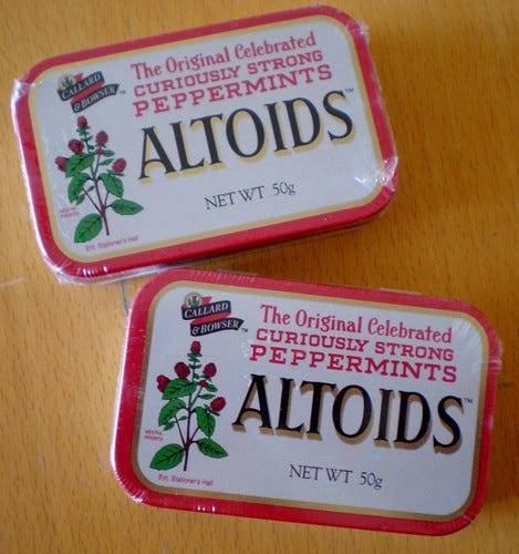 Altoids tins Altoids tins
